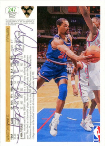 Winston Autographs and Memorabilia Sports, Basketball