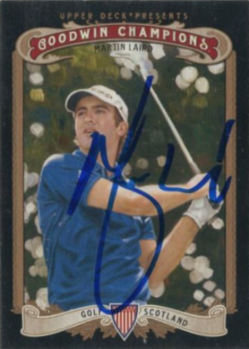 Martin Laird Autographs and Memorabilia Sports, Golf