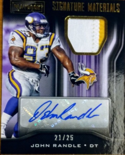 John Randle Autographs and Memorabilia 