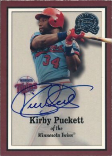 kirby puckett signed jersey