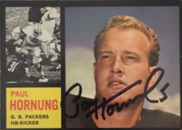Paul Hornung Autographs and Memorabilia Sports, Football