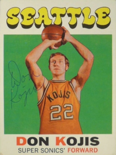 Don Kojis Autographs and Memorabilia Sports, Basketball