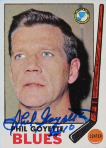 Phil Goyette Autographs and Memorabilia Sports, Hockey