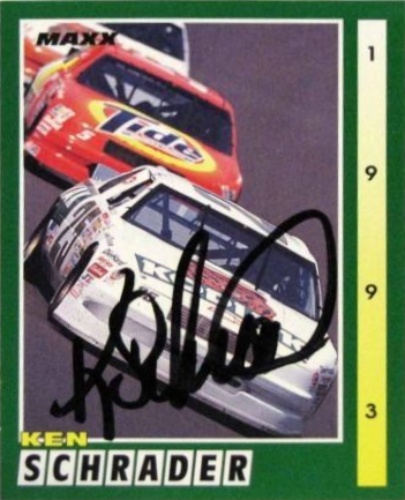 Kenny Ken Schrader NASCAR Signed 8 X 10 Photo Autographed