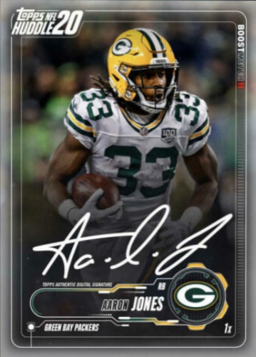 aaron jones autographed jersey